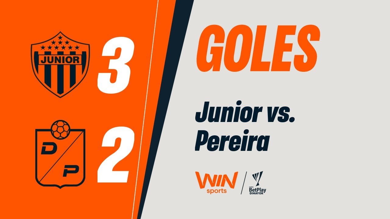Junior vs. Pereira (goles) | Liga Betplay Dimayor 2025-2 | Fecha 16