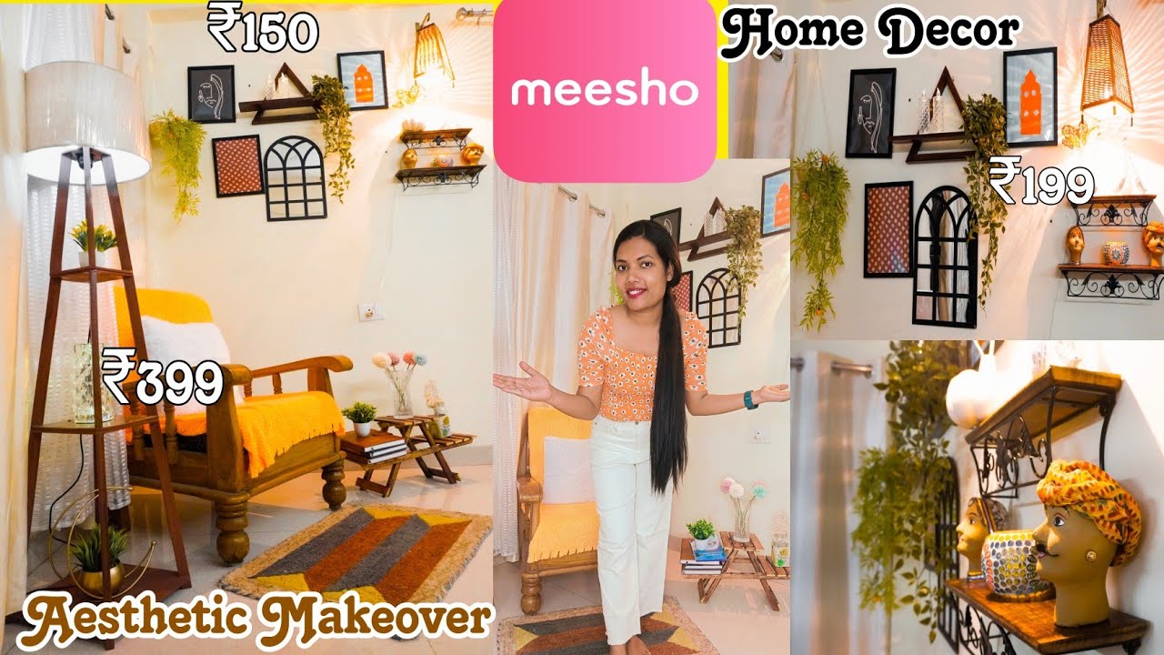 Meesho Home Decor Aesthetic Makeover meesho homedecor Meesho YouTube