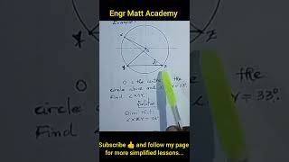 Reverse Circle Theorem question made easy 😳 Most students miss this trick 🔥 #engrmattacademy