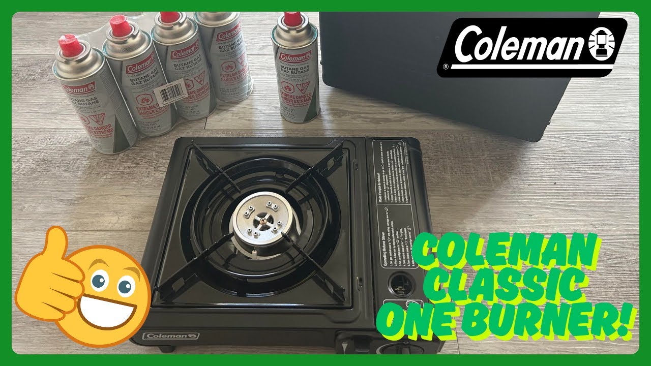 Coleman Classic 1-Burner Butane Camping Stove Review - YouTube