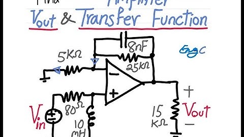 Find output Voltage & Transfer Function in this Amplifier Circuit
