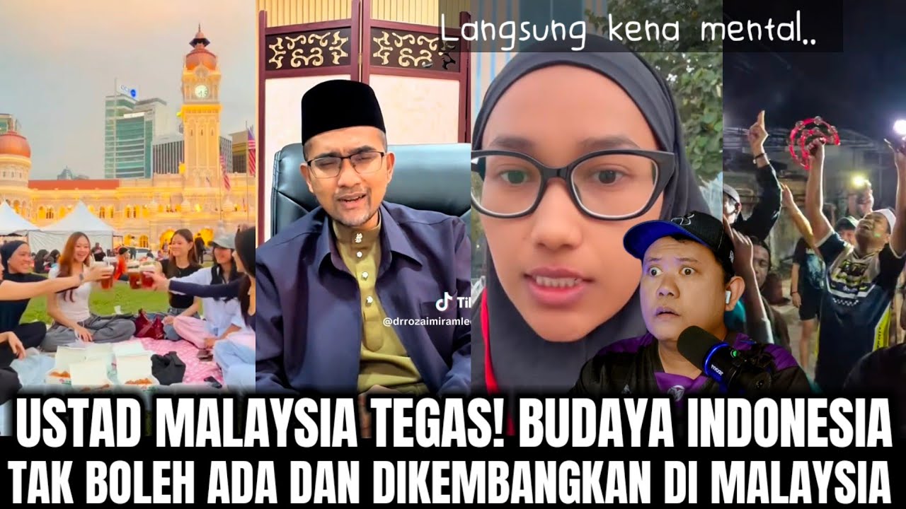 USTAD MALAYSIA TEGAS! BUDAYA INDO TAK BOLEH ADA & DIKEMBANGKAN DI MALAYSIA