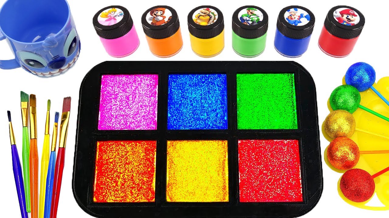 Satisfying Video l How to Make Lollipop Candy With Playdoh & Paintbrush