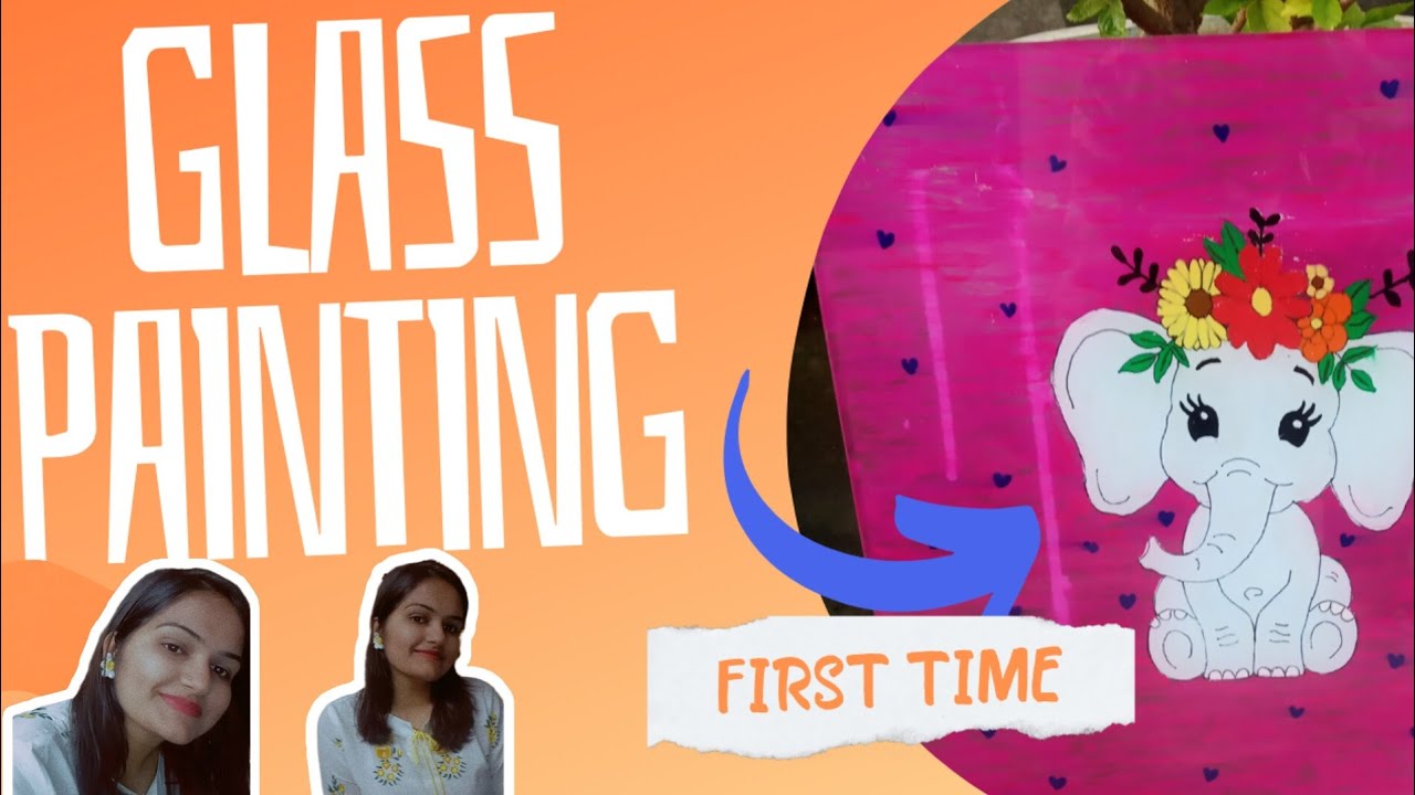 I tried glass painting 😱 with all tips & tricks 😍 # ...