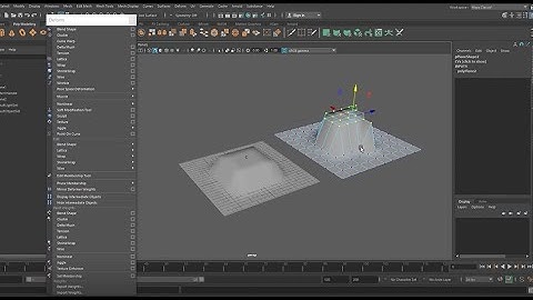 Most used deformers in Maya including edit deformers