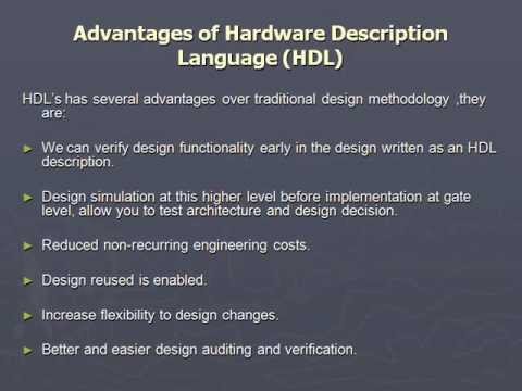 Hardware description language PPT - YouTube