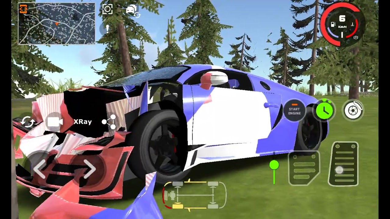 Crash super car 🚗 💥part 2