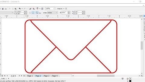 How To Create Email Icon In Corel DRAW by: Auz Graphics #Graphics #illustration