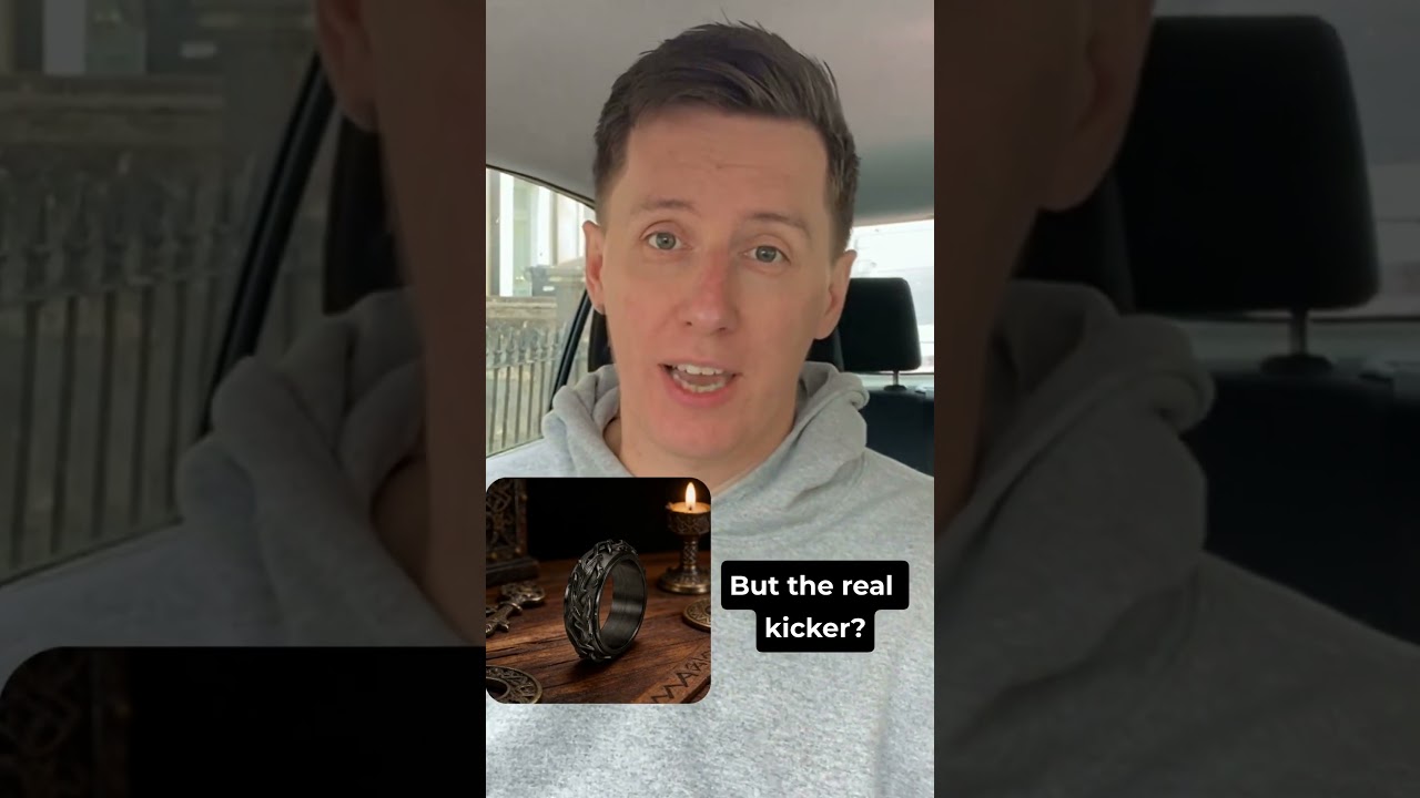 Vintage Stainless Steel Ring Thorn Vine Braided Design Rotatable Stress Relief Personality Jewelry