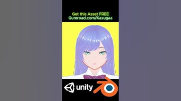 Anime Girl for Unity and Blender