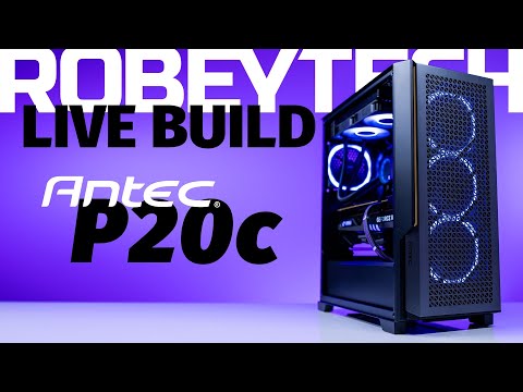$2800 Antec P20c PC Live Build - Giveaways + Antec P20c  (Ryzen 7700x / RTX 4080)