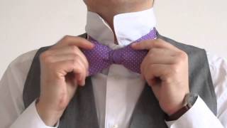 Mens Violet Bow tie Purple Reverse Side men's self tied Bow Tie 4-in-1 Untied Bowtie Free Shipping