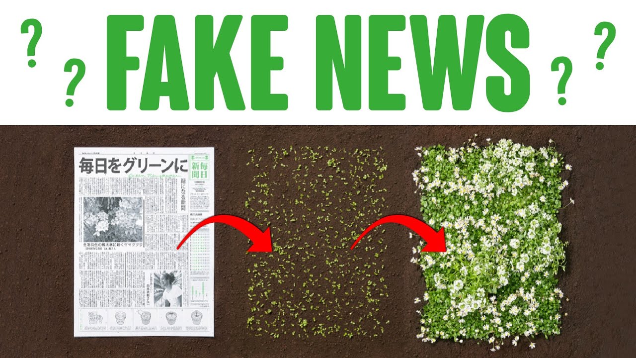 ¿Un periódico japonés que florece? | Mainichi Shimbun Green Newspaper | Mentiras sobre Japón