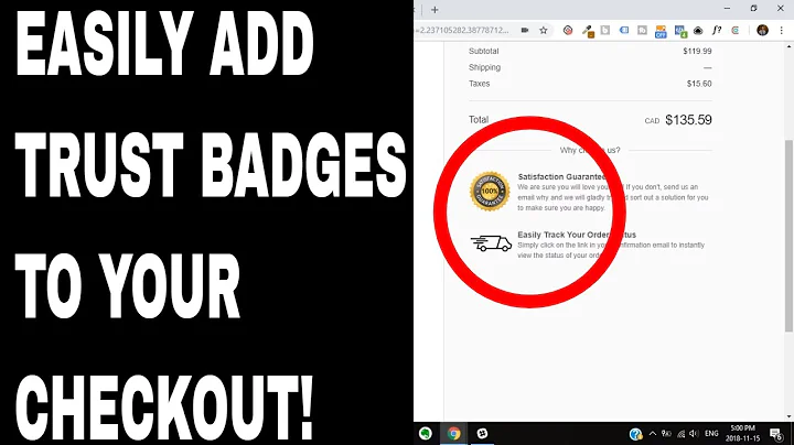 Boost Sales with Trust Badges on Your Shopify Checkout Page