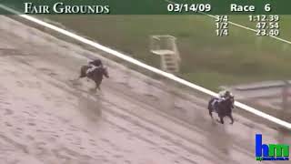 Rachel Alexandra Wins The 2009 Fair Grounds Oaks