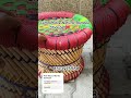 Handmade Bamboo Mini Mudha Stool#handmadefurniture #premiumquality #cheapestprice #homedecor