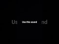 use this sound