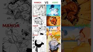 Dragon Ball Manga Vs Anime