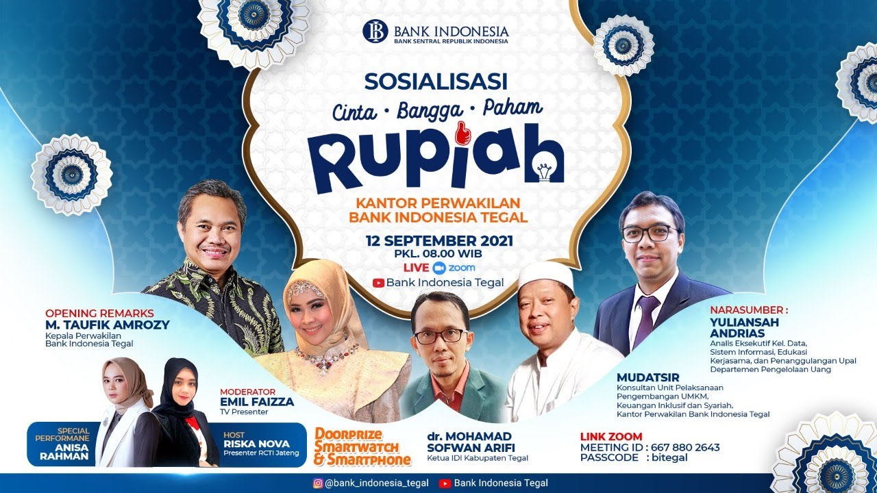 SOSIALISASI CINTA BANGGA PAHAM RUPIAH 2021 - YouTube