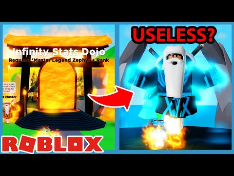 The New Infinity Stats Dojo Is Out But It's Useless Right Now... Roblox Ninja Legends Update