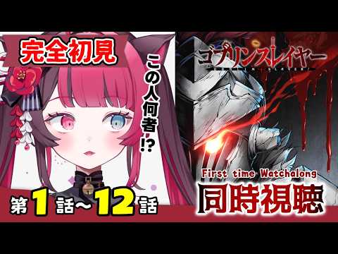 【同時視聴】ダークな世界観をガチ初見！ゴブリンスレイヤー 第1話～12話 イッキ見｜Goblin Slayer Ep.1-12 First Time Reaction VTuber 山河椿