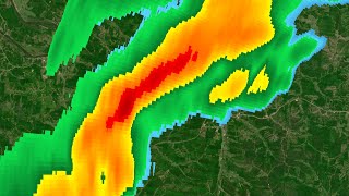 2021 Waynesboro, Tennessee Tornado FWLX Radar Loop