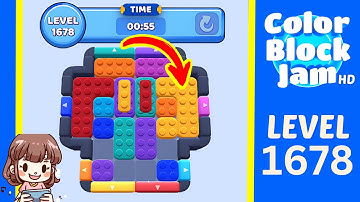 Color Block Jam Level 1678 Solution Walkthrough