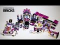 Lego Friends Pop Star Studio - Dressing Room - Stage - Bus - Limo Speed Build