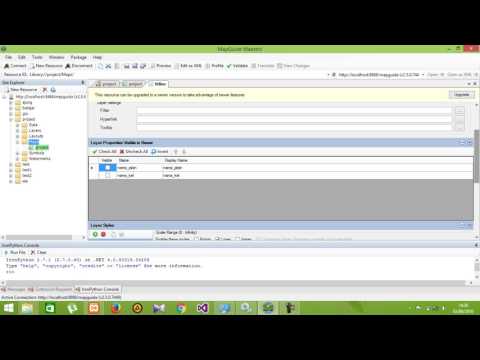 cara load database sql ke mapguide maestro 5.1