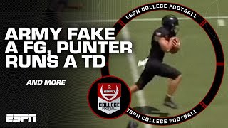 Army FAKED a 23-YD field goal, Punter Matthew Rhodes rushes for a TD | ESPN College Football screenshot 5