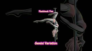 Pole Trick Short - Gemini Variation (Before Calisthenics: Pole Roots Revealed) #polefitness