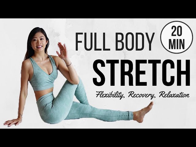 20 min Full Body Stretch for Flexibility, Reducing Bloating, Pain Relief & Recovery ◆ Emi ◆ class=