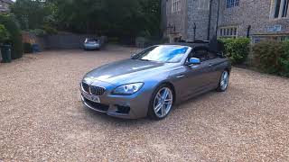 2012 Bmw 640D Msport Cabriolet Grey Auto