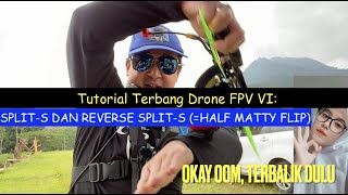 FPV Drone Flying Hobby Tutorial VI: SPLIT-S & REVERSE SPLIT-S (=HALF MATTY FLIP) 🎮🇲🇨🚀