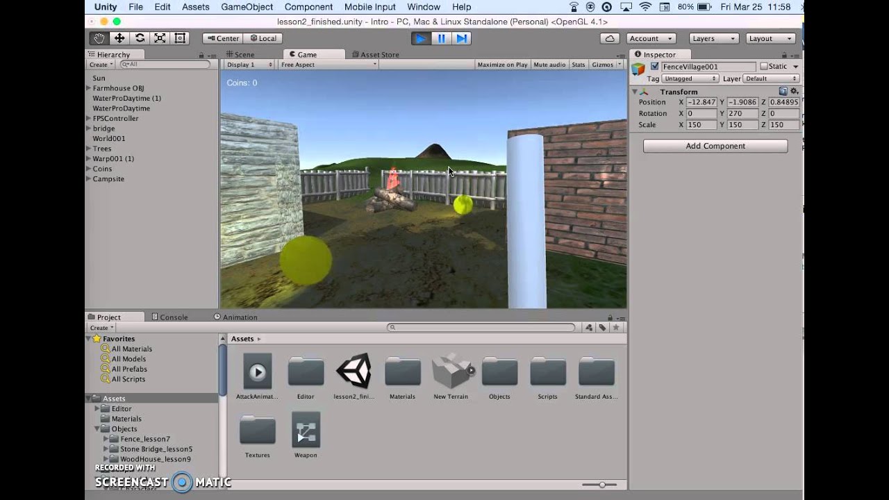Unity Lesson 10 - YouTube