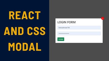 React and CSS only Modal