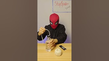 Half a matchstick can lift a bottle of water？