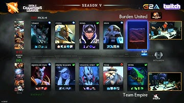 D2CL S5 LAN: Empire vs BU [ENG] Game 2
