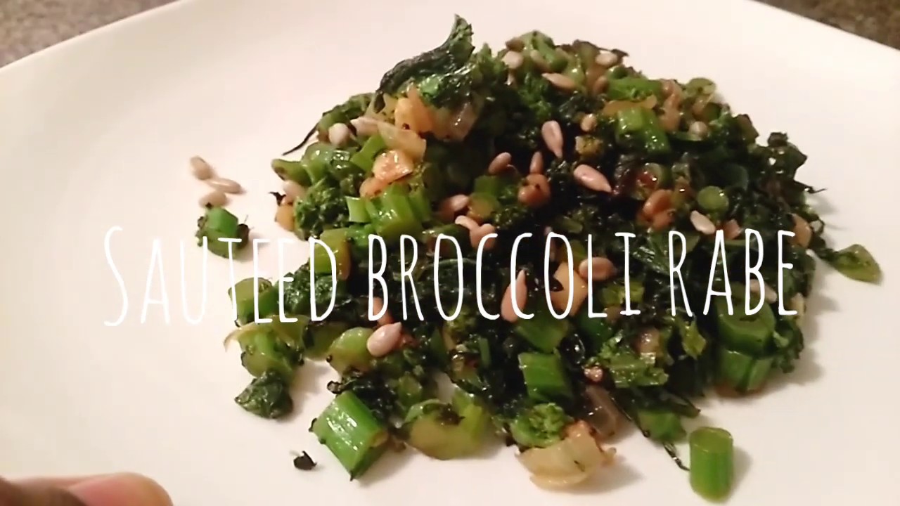 How to cook broccoli rabe YouTube