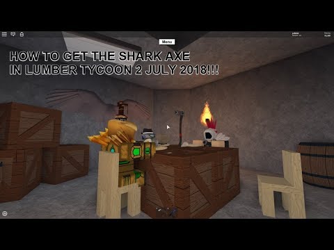 How To Get The Rukrie Axe In Lumber Tycoon 2 July 2018 Youtube - roblox lumber tycoon 2 shark axe