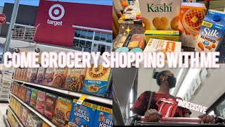 COME GROCERY SHOPPING WITH ME AT TARGET *HEALTHY EDITION 🛒✨
