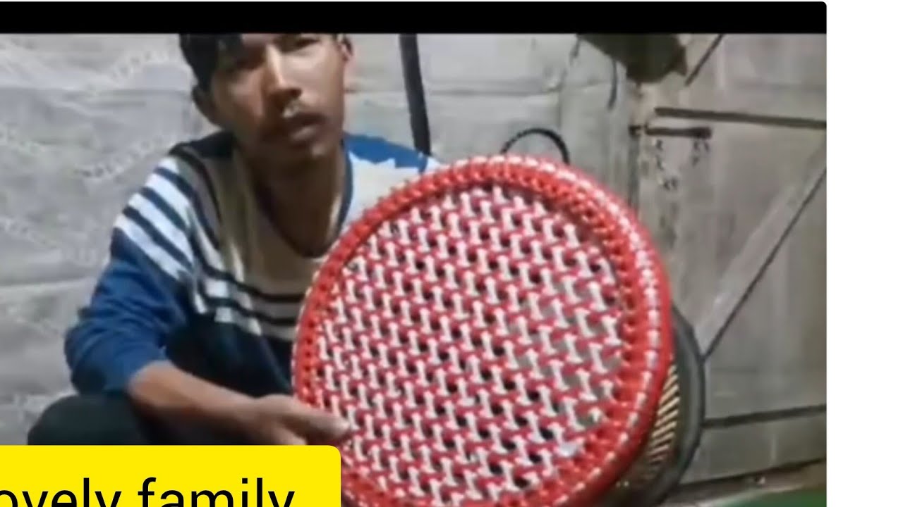 Husband make a Bamboo chair/Handmade mura/ourselves staying rent
