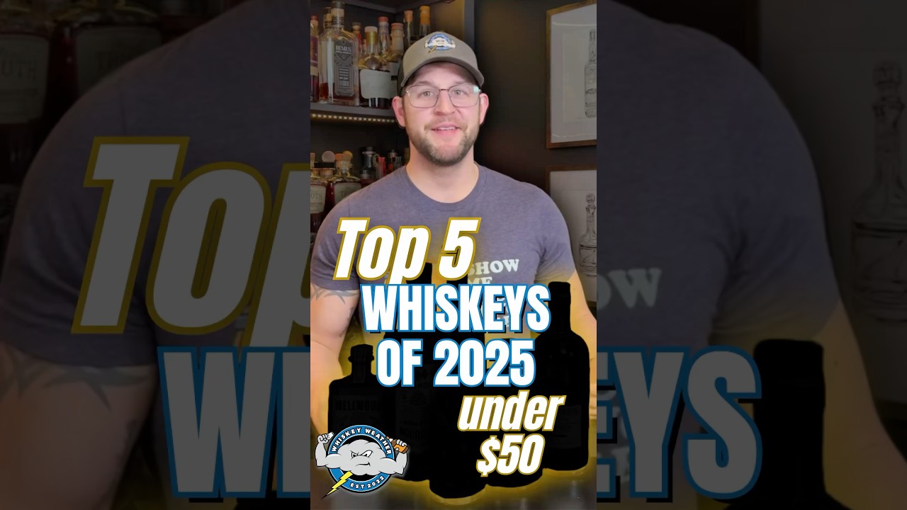 My TOP 5 Bourbons of 2025 Under $50 #bourbon #whiskey #shorts