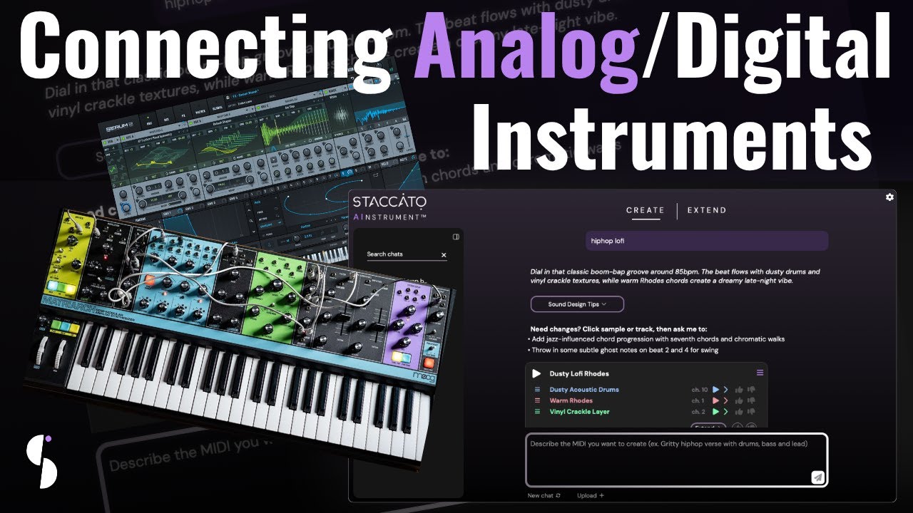 Connecting Analog and Digital Instruments to Staccato