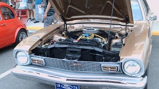 1973 Ford Maverick Four Door Sedan Goldenrod OldTown080616
