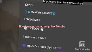 Spiny knuckles hack 8k+ dmg with many more Script link at 50 subs