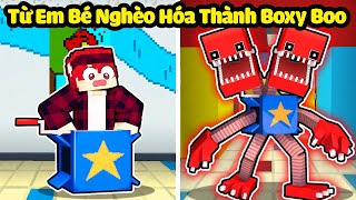 HACHI 24 GIỜ TỪ EM BÉ NGHÈO HÓA THÀNH ĐỒ CHƠI BOXY BOO TRONG MINECRAFT*HACHI ĐỒ CHƠI BOXY BOO*