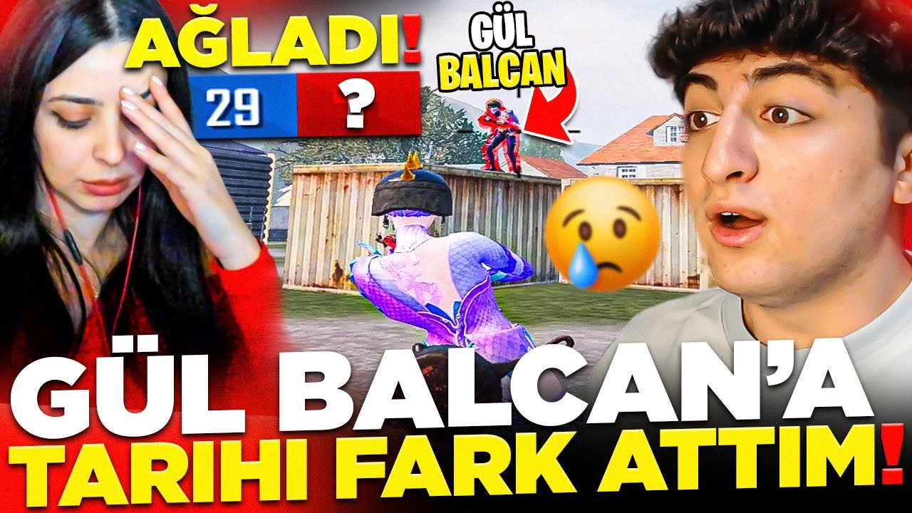 YETER ARTIK❗ YAYINDA İYİ NİYETİMİ KÖTÜYE KULLANDI❗ GÜL BALCAN'A TARİHİ FARK❗ (AĞLADI 😥) PUBG Mobile