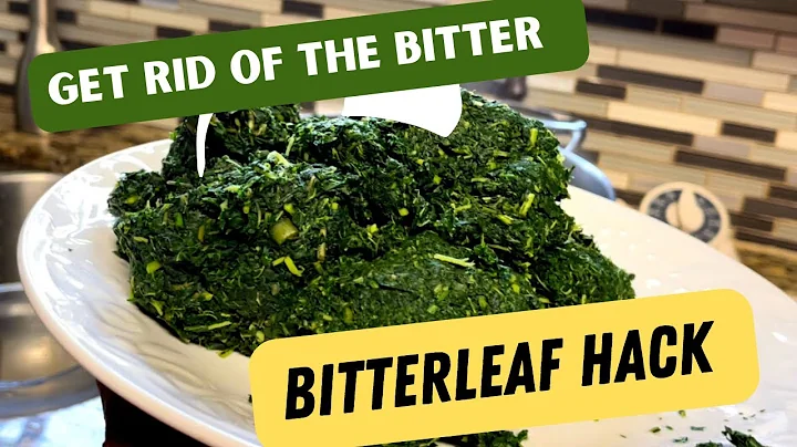 EFFECTIVE Way to Prepare Bitterleaf Vegetable for Bitterleaf Soup for those who HATE Hand Washing