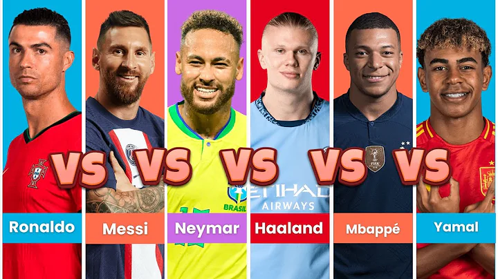⚽Comparison:  Ronaldo vs Messi vs Neymar vs Haaland vs Mbappé vs Yamal ⚔️